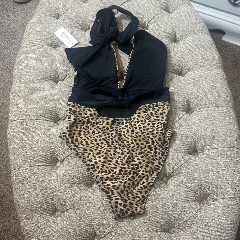 Leopard One Piece Swimsuit - Picture 11 of 14